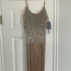 Beaded fringe dress
